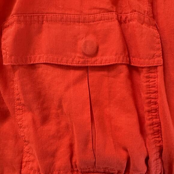 Torrid Black Skull & Roses Chiffon Back Bow Sheer Blouse with Red Jacket Size 2X - Picture 15 of 16